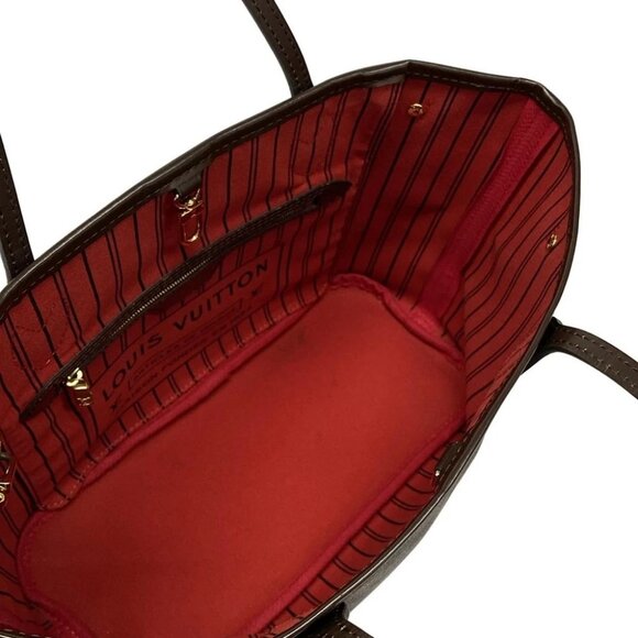 LOUIS VUITTON Neverfull PM Ebene Damier Tote Bag Damier Canvas - Picture 11 of 15